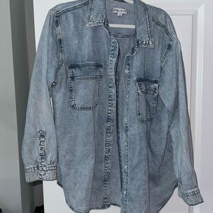 Ava & Viv Jean Shirt Button Down XXL